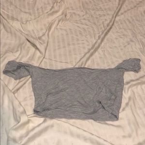 Off the shoulder crop top